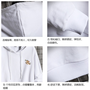 WY2132-P40 纯棉连帽卫衣男大码运动帽衫宽松薄外套 网格挂拍图片