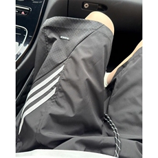 特批P22无差价夏季激光冲孔三条杠冰感冰丝大码百搭短裤男DK5883，男装牛仔裤，电商A001