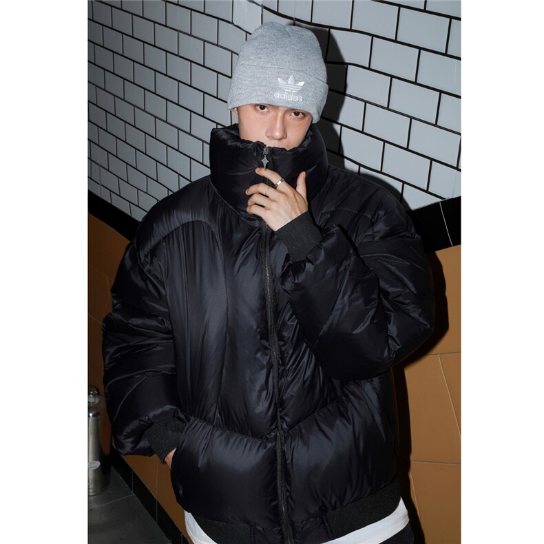 1港风小众设计盔甲白鸭绒大码M-5XL潮流夹克式羽绒服YR77928P198，男装夹克，星座226-2