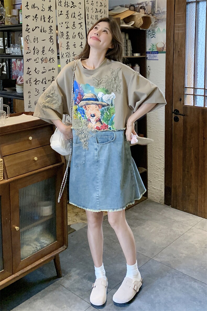 现货印花连衣裙2473P135控198,女装连衣裙,2C201