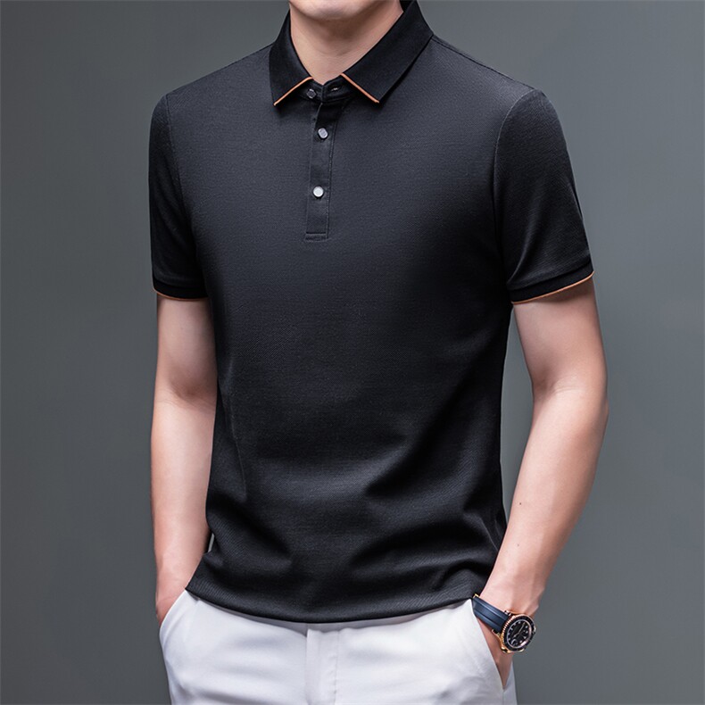 JG2627男士2024年夏季新款百搭T恤男短袖日常休闲体恤男装图片