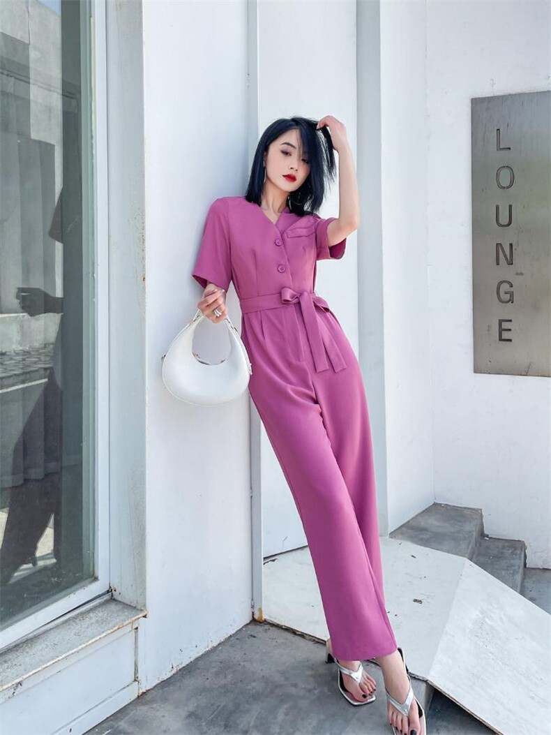 连体裤，巨，女装连体裤，红雀纺