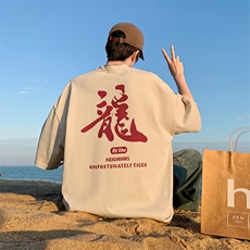 直播供货2025夏装新款纯棉印花短袖T恤A158-T2426-P18特价控28，男装T恤，电商A158