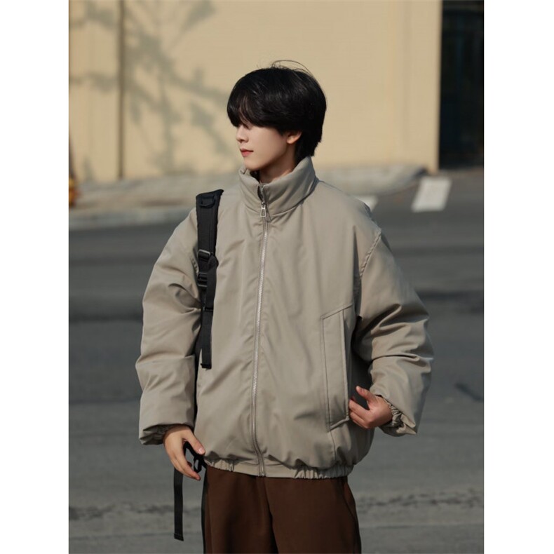 1506-1/QMY120/P74冬季男生加厚保暖面包服运动休闲潮牌帅气外套图片