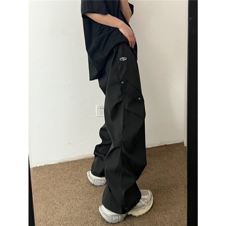 美式工装裤男新款潮牌宽松复古痞帅直筒休闲阔腿裤LA15-P40,男装工装外套,星座208-5