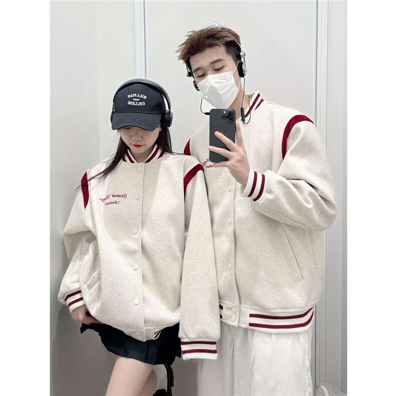 （数据款）美式字母刺绣棒球服潮牌情侣夹克外套1015-JK113-P125,男装夹克,四季星座1015