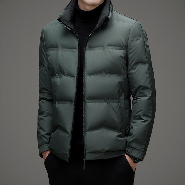 L715钱塘2020-2简约休闲厚款百搭冬季简约中年男士羽绒服P200，男装羽绒服，钱塘207-2