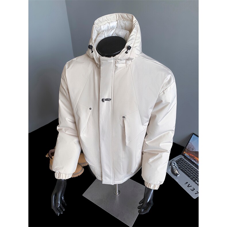 冬季冲锋棉衣男加厚加棉户外棉服棉袄连帽刺绣潮A266-MY8011-P75,男装棉衣,电商A266