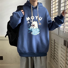 连帽卫衣男大码胖子帽衫大号运动服WY2414-P35，男装卫衣，电商A040