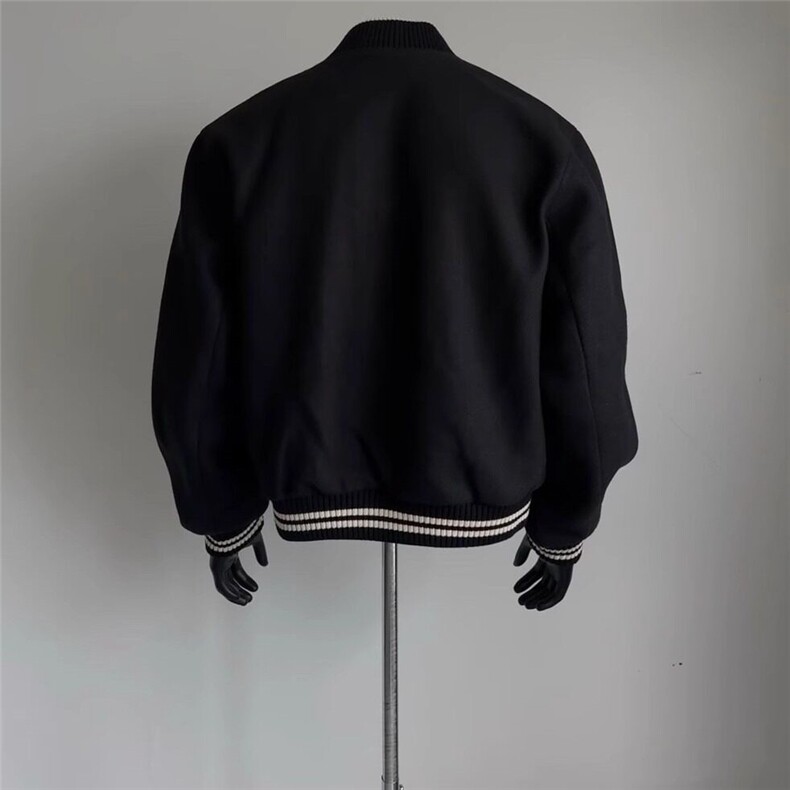 【有货】DJK945-P63美式重磅斜纹廓形时装短款棒球服外套棉衣男潮,男装棉衣,星座603-2
