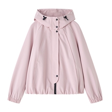 2026春季新款连帽轻户外运动休闲时尚洋气外套，女装短外套，米莱