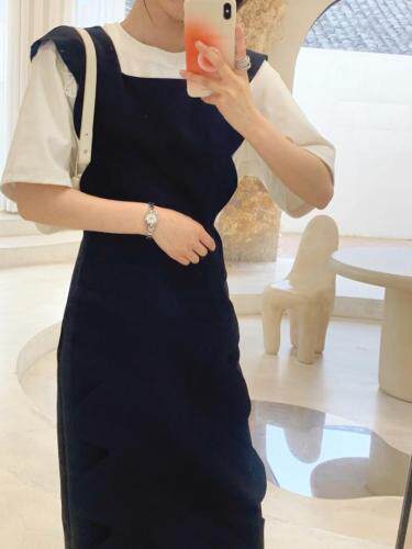 波浪连衣裙，女装连衣裙，HE