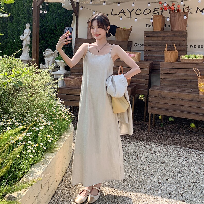 高级感轻熟风套装裙女2025夏季新款短袖外套吊带连衣裙气质两件套,女装套装/套裙,2C095