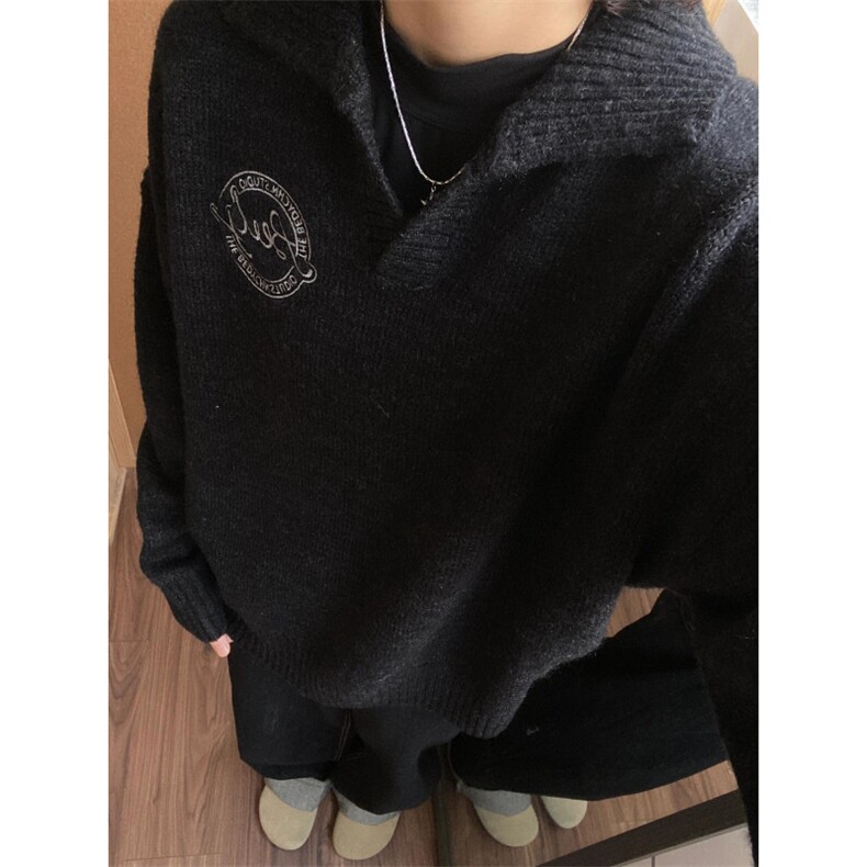 【有货】M5301CC-特P58V领针织衫男高级感翻领毛衣外套,男装针织衫/毛衣,星座1007（原301D）