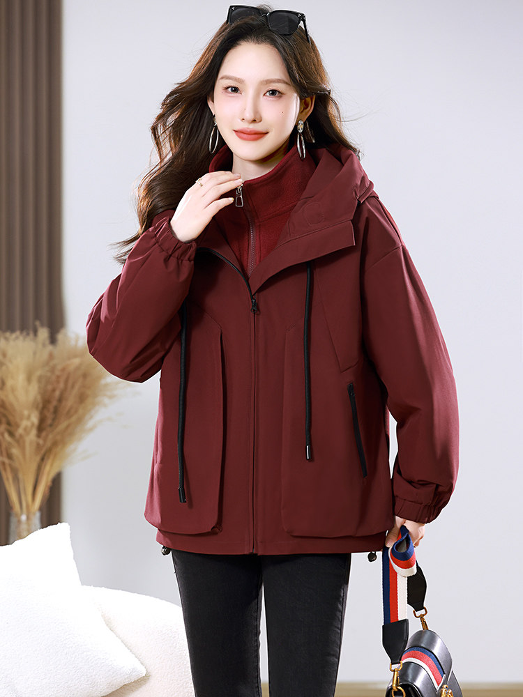 2025年冬季新款时尚简约派克内搭现货,女装派克服,婷思杰（原婷想服饰）