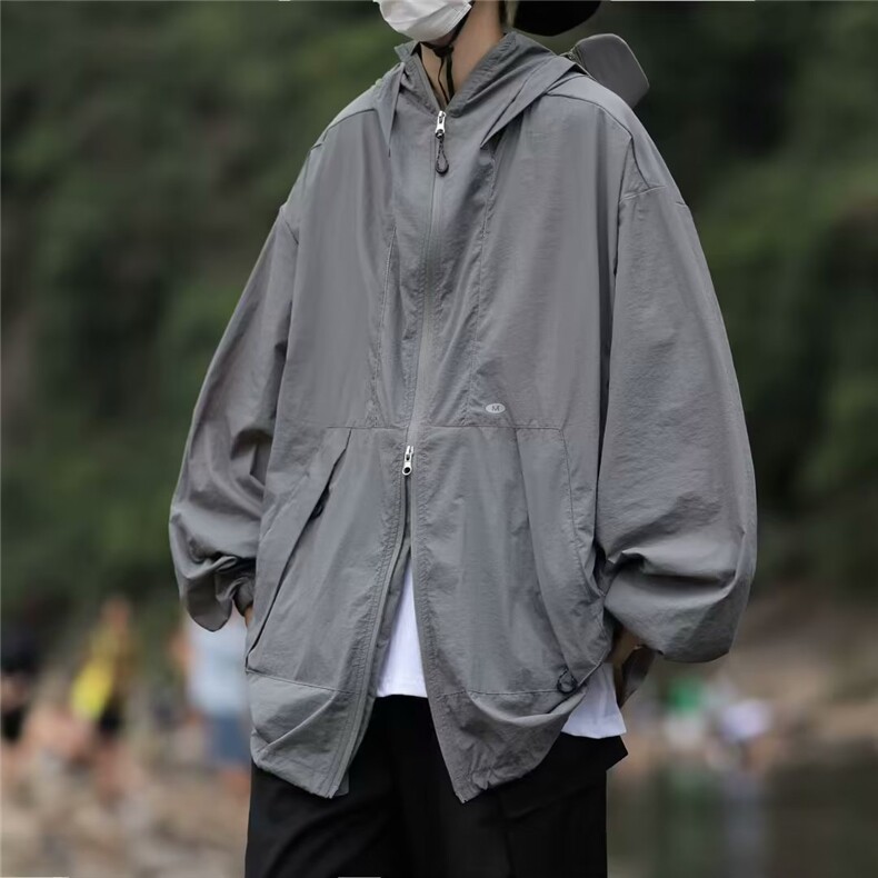 山系户外冰丝薄款防晒衣男潮牌皮肤衣情侣登山服运动外套FS84-P40图片