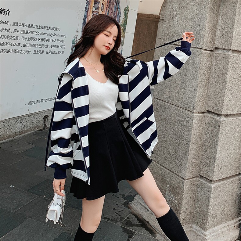 【现货！】条纹卫衣外套2c213-667-P135-K188,女装短外套,2C213