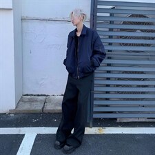 美式高街复古老钱风薄款夹克冲锋衣男女纯色休闲宽松boxy飞行外套，男装夹克，电商A443