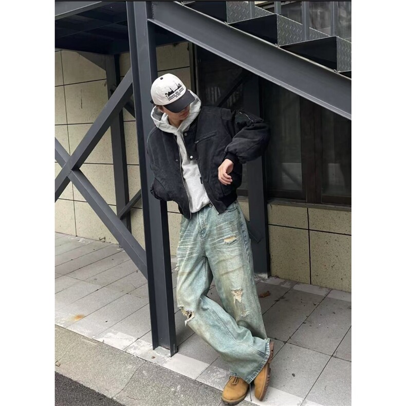 ins无品牌新款百搭时尚日系女童棒球服春装外套运动上衣原宿潮流，女装短外套，星座1210-1