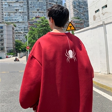 高品质！360克重磅秋季潮牌宽松圆领卫衣FY343p35加绒p45控58，男装卫衣，星座610B-1