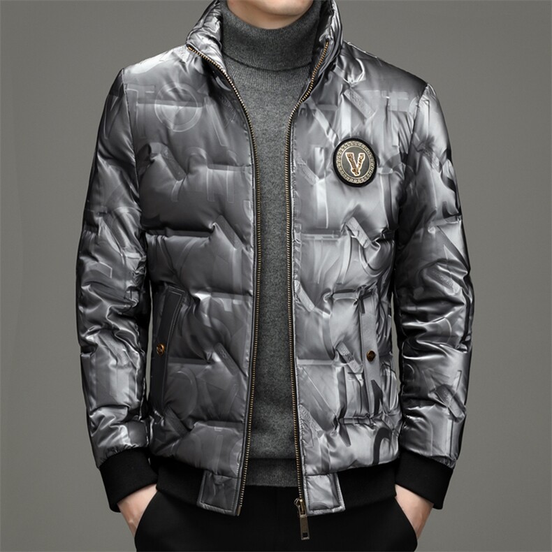 冬季新款羽绒服立领常规中青年男装商务休闲夹克外套HB92162-P275图片