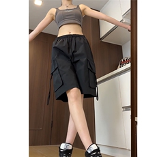 夏季工装抽绳短裤男设计宽松休闲潮流百搭短裤DK3100P-25，男装牛仔裤，电商A128