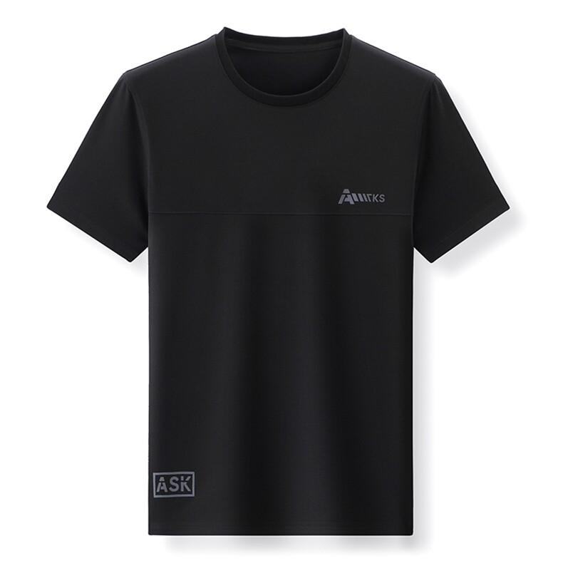 中老年运动套装男夏季薄款短袖圆领休闲装中年运动服男士两件套,男装休闲套装,电商B212（原钱塘6029）