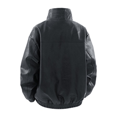 得物二开秋季街头机车服男士PU皮衣宽松潮牌外套痞帅JK1192-P90，男装皮衣，星座1103-3