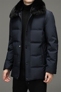 冬季中年羽绒服可脱卸毛领男中长款加厚冬装外套MYYL8903-P300,男装羽绒服,电商B212（原钱塘6029）