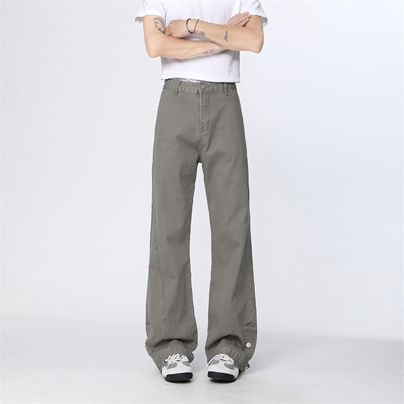 B221美式暗黑高品质多口袋休闲工装裤子LK24352-特P55控88，男装休闲裤，电商B221