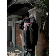 春秋季美式复古字母印花针织圆领毛衣男痞帅潮流百搭M105，男装针织衫/毛衣，星座1116A（原606A-3）