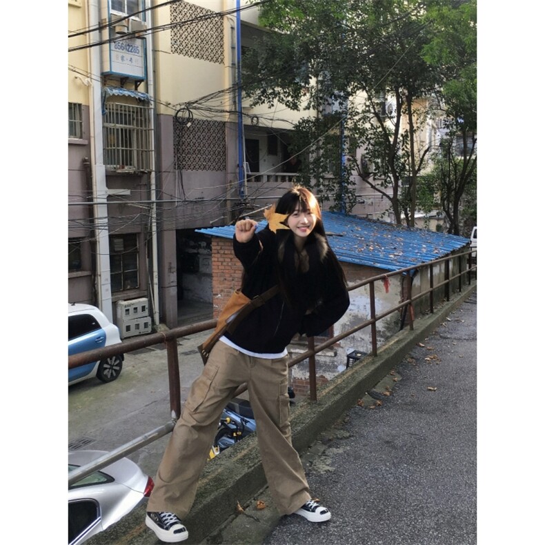 2025秋冬新款毛领加绒加厚开衫外套,女装短外套,电商A336-2