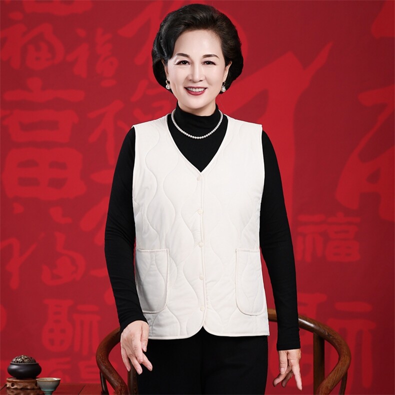 2025年秋季时尚百搭通勤简约休闲v领，女装马甲，衣恋羊绒