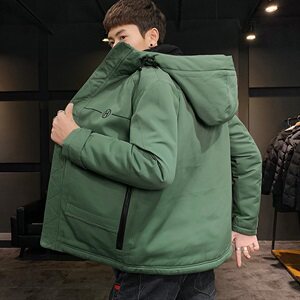 男士休闲连帽加厚保暖棉衣外套棉服棉袄冬季防寒开衫男装M999图片
