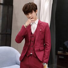 2021时尚新款西装外套韩版修身休闲西服男107，男装西服，星座112C