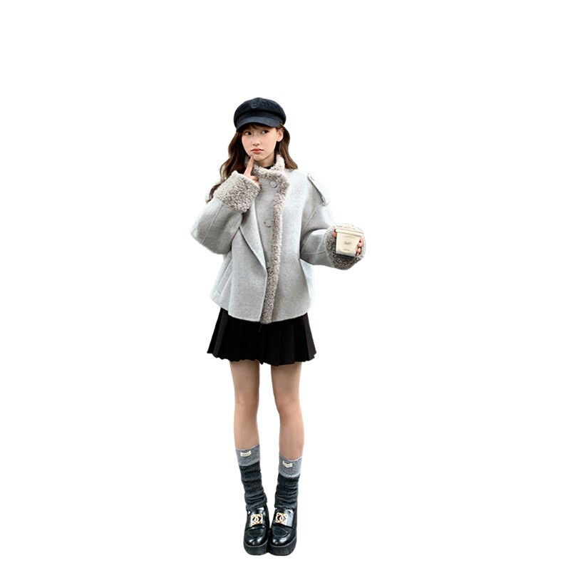 2025年秋季女装女士精品毛呢外套2B082-2233-P265-K398,女装毛呢外套,2B082