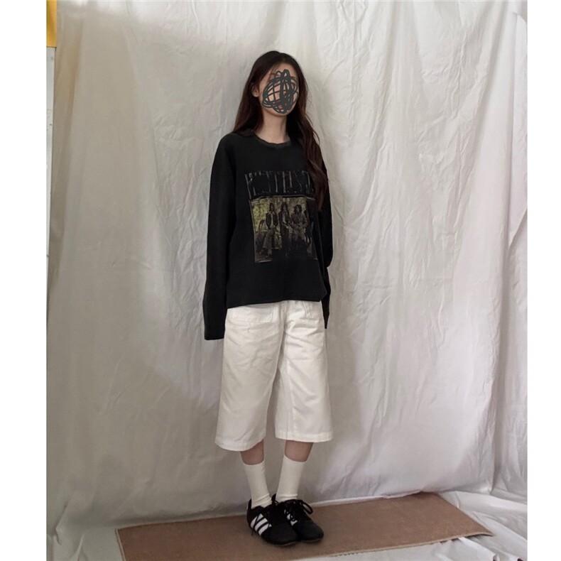 水洗长袖体恤衫旧做T恤衫D328-SXCX01-P45,男装T恤,电商D328