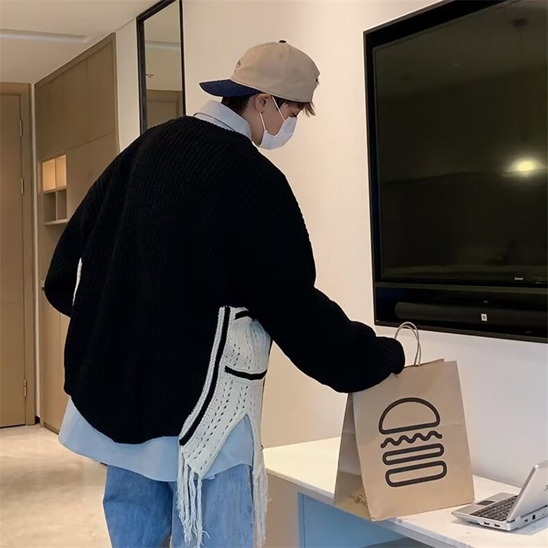 青春流行男长袖毛衣2022圆领休闲套头潮秋季针织衫MY0989-P45,男装针织衫/毛衣,星座308B-1