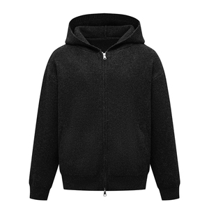 ML7916-CG-D P58 连帽拉链毛衣男女秋冬新款宽松情侣针织开衫图片
