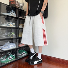 2025夏季新款美式运动条纹宽松休闲七分裤B315-K25681-特P35控68，男装休闲裤，电商B315