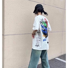 网络图现货美式高街潮牌阳光男孩多印花潮流短袖T恤TX1016-P55，男装T恤，星座715-7