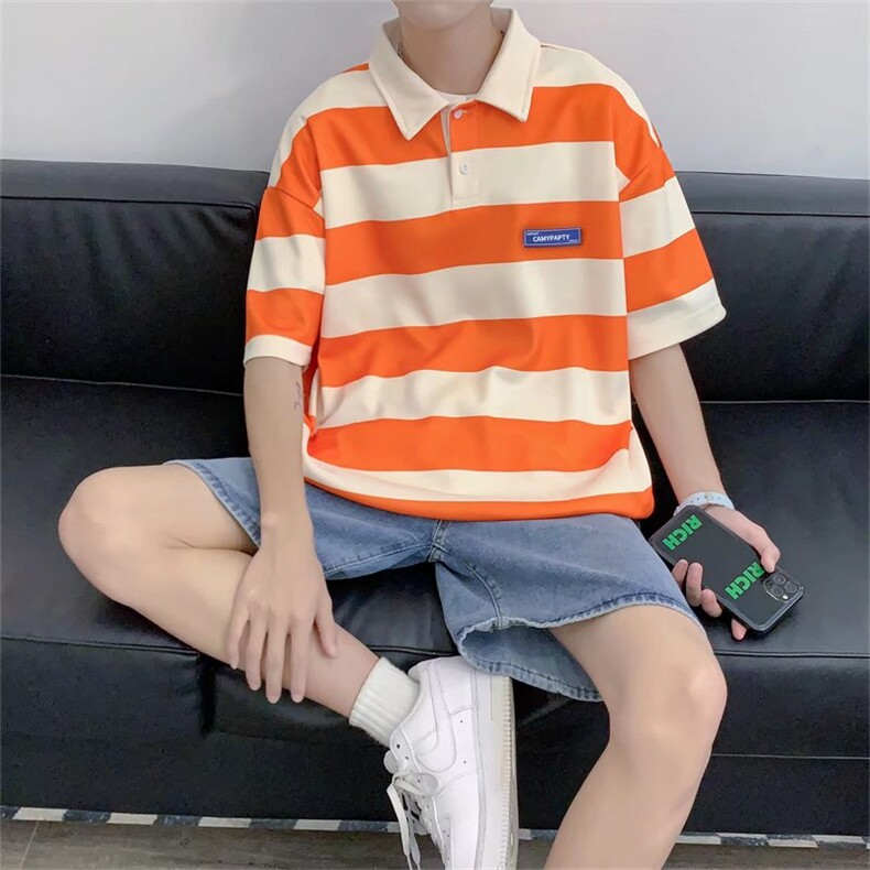 男春季polo潮流时尚休闲短袖T387P33,男装Polo衫,星座1116-2