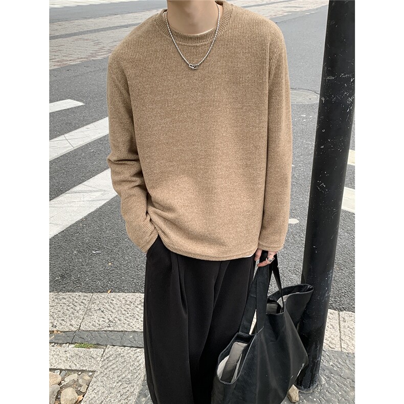 T181复古老钱柔软加厚长袖体恤打底衫P65，男装T恤，星座702(原615)