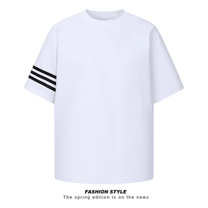 2026新款三条杠短袖T恤A158-T2604-P25，男装T恤，电商A158
