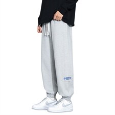 高品质秋季新款运动裤男束脚宽松卫裤潮流休闲长裤篮球裤子，男装休闲裤，星座815-2