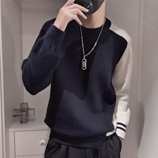 1506A/GYM1410/P48针织衫男孩线衣纯色打底衫，男装T恤，星座1506A