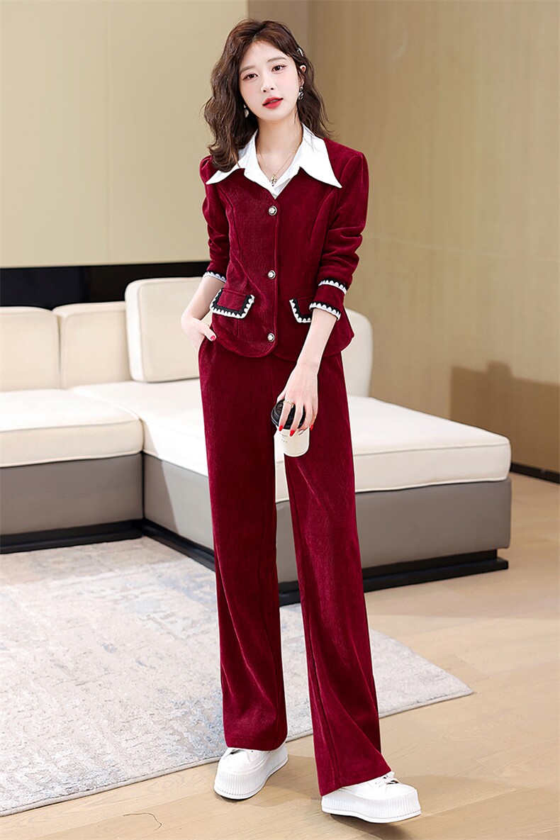 时尚三件套洋气减龄显高职业小香风两件套女春2025新款显瘦套装,女装套装/套裙,韩美纤衣