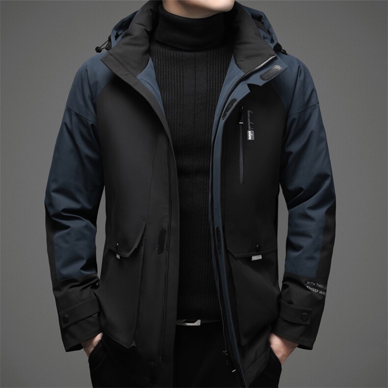 LD608钱塘2020-2秋冬新款中青年男士时尚休闲连帽羽绒服外套P280,男装羽绒服,钱塘207-2