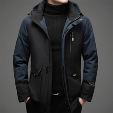 LD608钱塘2020-2秋冬新款中青年男士时尚休闲连帽羽绒服外套P280，男装羽绒服，钱塘207-2