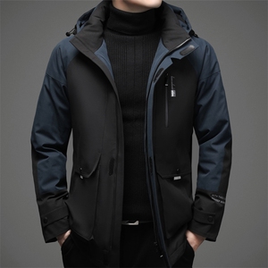 LD608钱塘2020-2秋冬新款中青年男士时尚休闲连帽羽绒服外套P280图片